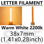 lettres lumineuses orange modernes minimalistes décoration noël fêtes 2200k LED warm white