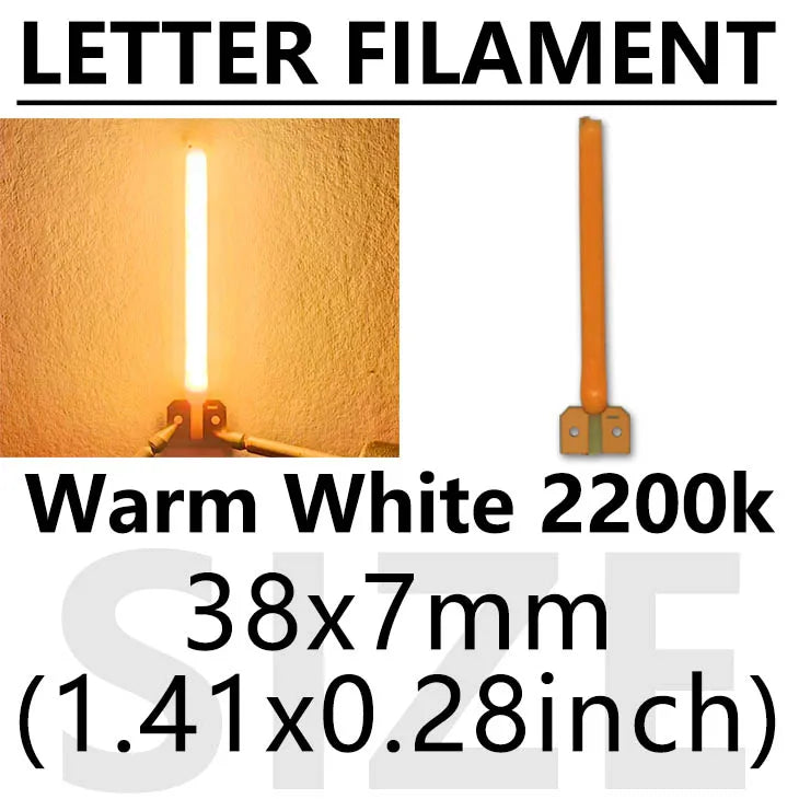 lettres lumineuses orange modernes minimalistes décoration noël fêtes 2200k LED warm white