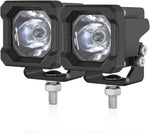 feux travail led noir 50w ip68 étanche ajustables haute luminosité off road unique optique