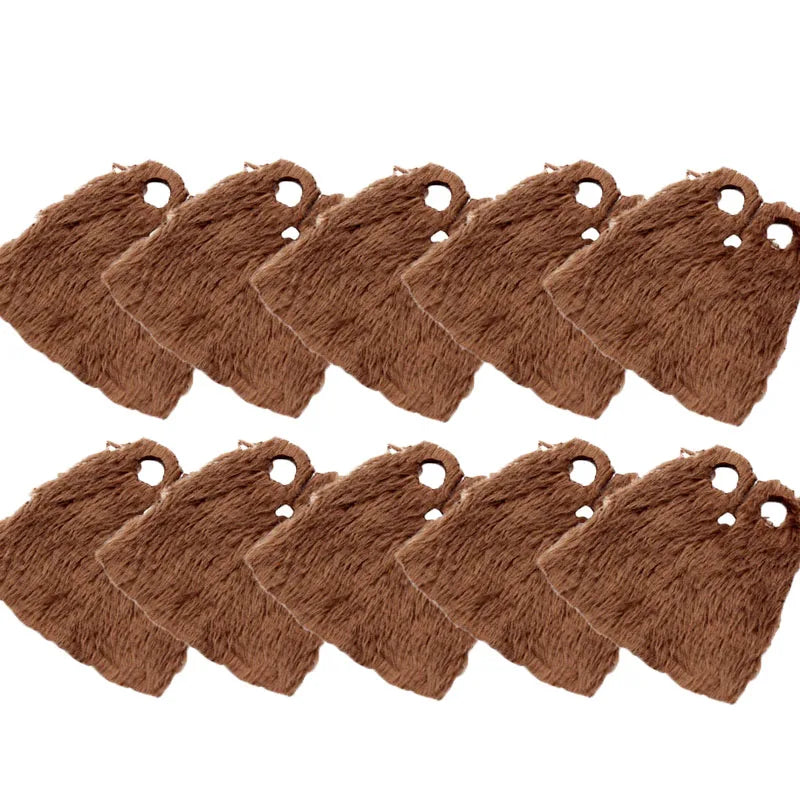 cache oreilles fourrure beige marron noir gris moderne jeu construction bloqueurs auto bloqueants plastique