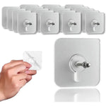 supports murals transparents modernes ventouse sans trace vis rotatives pack 10pcs