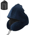 coussin voyage bleu marine rose noir velours forme bande ajustable sac rangement