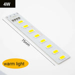 bande led blanc jaune matrice diodes modernes 31mm 75mm 150mm cible diy usb