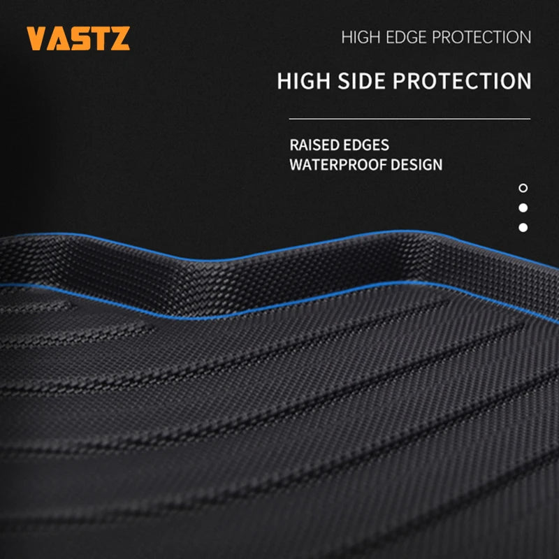 tapis sol voiture noir fibres carbone moderne imperméable coffre siège protection