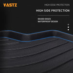 tapis sol voiture noir fibres carbone moderne imperméable coffre siège protection