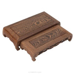 supports bois plantes étagère rangement pots fleurs intérieur table présentation meuble rangement bonbons base