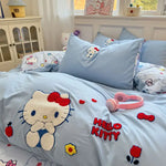 Linge de lit kawaii Hello Kitty chambre enfant