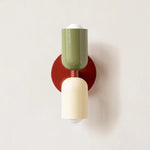 applique murale moderne led vert rouge beige noir éclairage quotidien minimaliste fixée mur