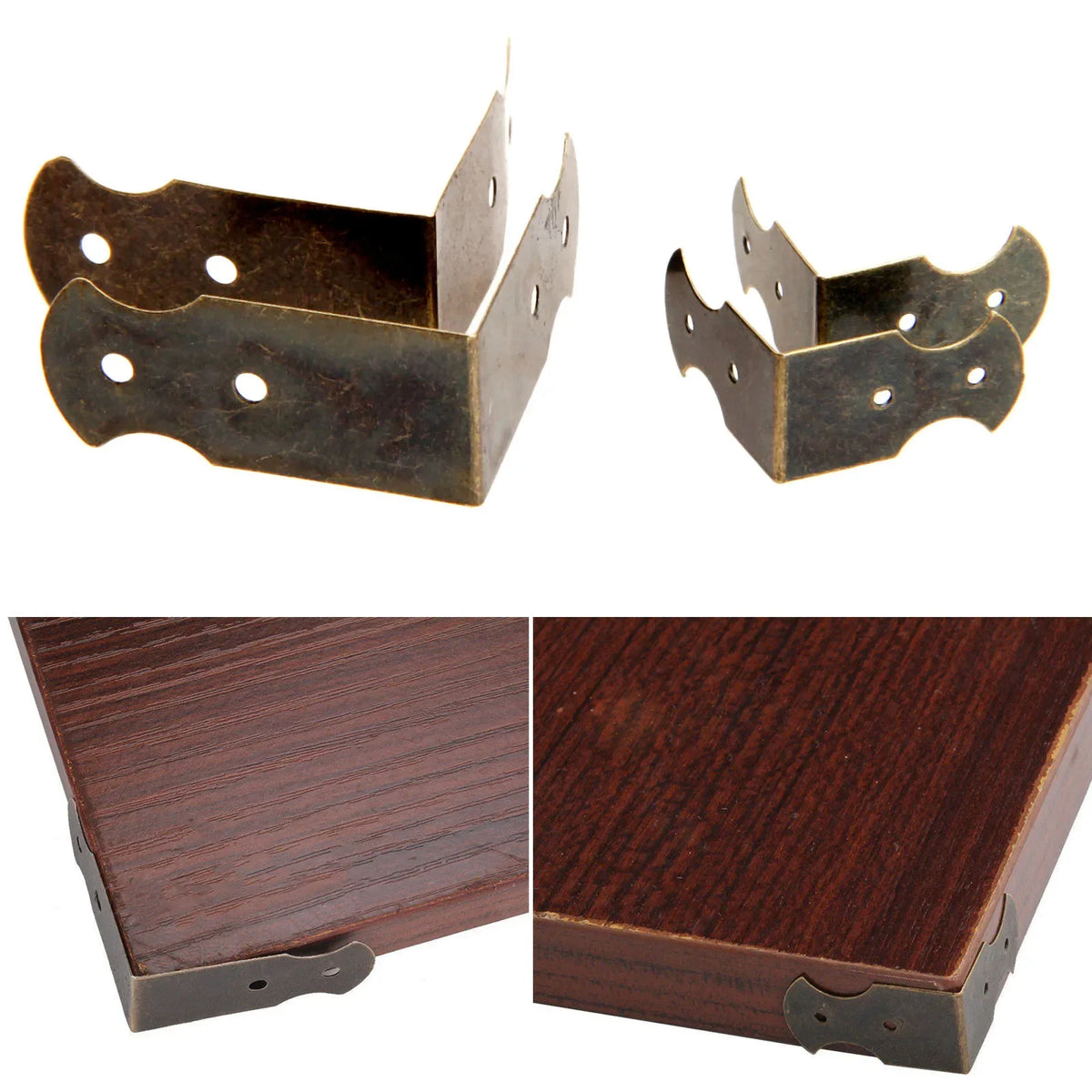 clips coin noir doré vis classique fourreurs travail bois petits grands