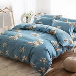 Housse de couette pastorale dans une chambre décorée