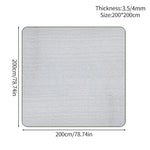 tapis sol camping texturé argenté bleu moderne isolation thermiqueextérieur