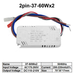 pilote led 24v 200ma 220ma 2pin 3pin 25w 40w 37w 60w 8w éclairage moderne