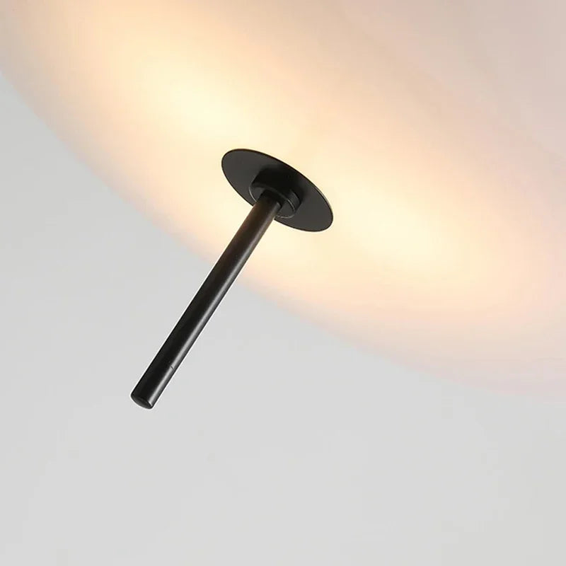 suspension led moderne acrylique blanc pendentif opaque chambre salon e27 90 260v
