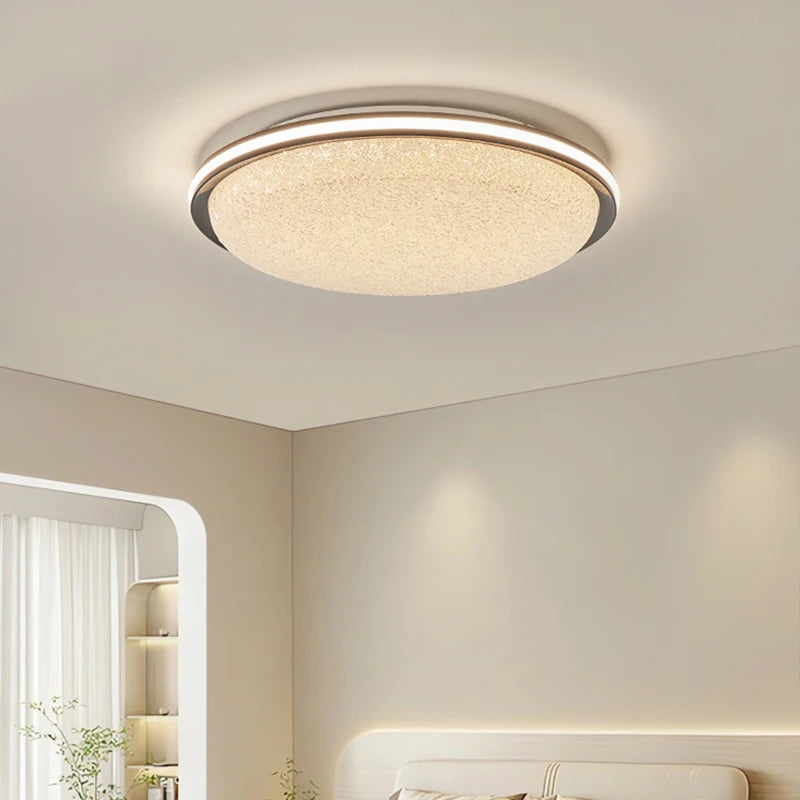 lampe moderne blanc beige texture granulée éclairage quotidien led