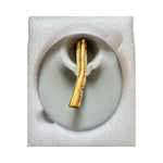 support allumettes marron foncé rond moderne plateau brûlant sauge ciment décoration yoga méditation