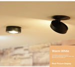 Spot LED dimmable 220V blanc noir moderne minimaliste fixé vis 6000K 4000K 3000K