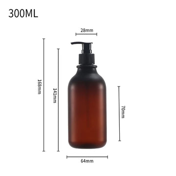 distributeur savon liquide flacon pompe shampooing gel douche salle bain plastique noir moderne