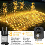 filet lumineux led ip44 multicolore modes minuterie mémoire éclairage extérieur intérieur moderne clips adaptateur