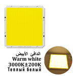 Panneau LED 100x95mm blanc gris métallique moderne 12V 50W aluminium silicone
