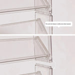 porte cartes anti poussière acrylique transparent personnages animés moderne rangement bijoux accessoiressealed dustproof