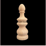 poteaux clôture bois naturel grain classique décoration maison tête lit colonne sculpture bois brut