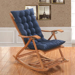 coussin épais rocking chair beiges tufted mousse pe polyester ruban confortable chaise longue toutes