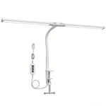 lampe led noir blanc contemporaine clip fixe modes luminosité étude lecture