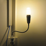 adaptateur culot e27 blanc moderne adhésif extension lampe deux têtes abs métal certification
