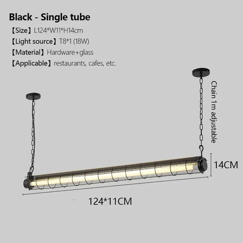 lampe suspendue moderne or noir grille métallique chaînes flux lumineux salon