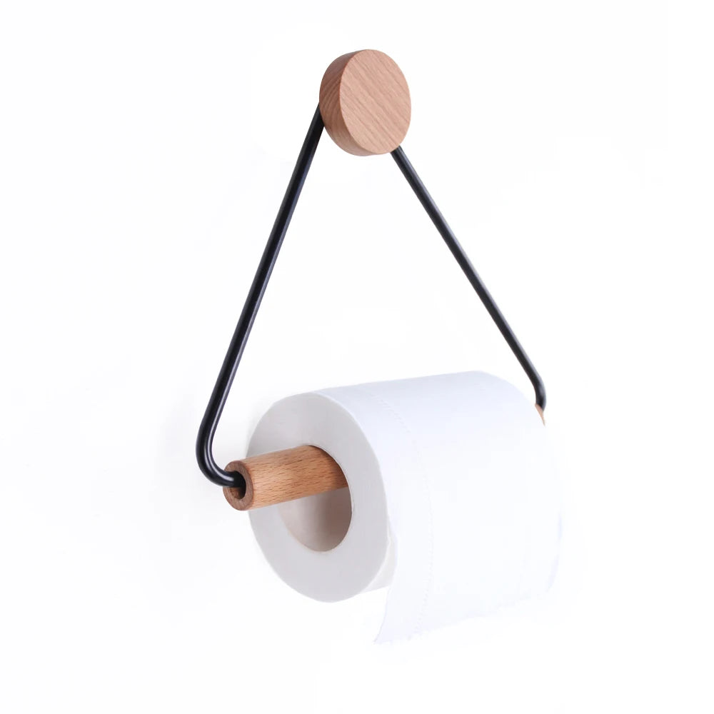 porte serviettes moderne porte papiers toilette acier inoxydable noir rose blanc minimaliste salle bain