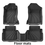 tapis sol tapis coffre subaru outback 2020 2024 noir rayures horizontales modernes fixations