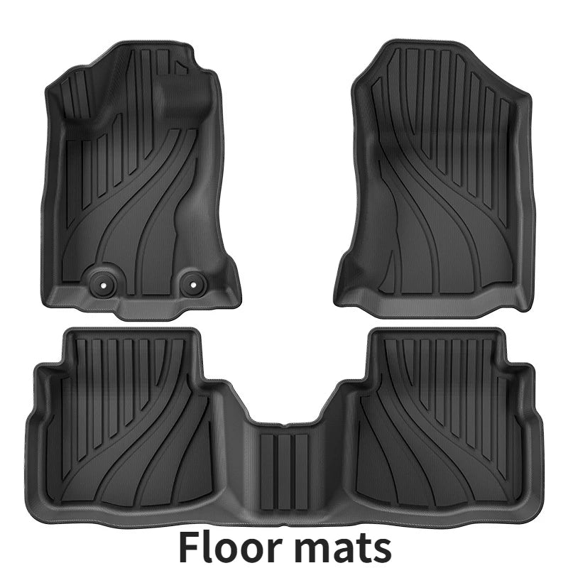 tapis sol tapis coffre subaru outback 2020 2024 noir rayures horizontales modernes fixations
