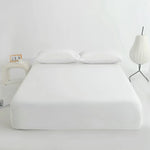 drap housse frais été lit adulte 360 élastique anti dérapage couleurs pastel moderne fixations