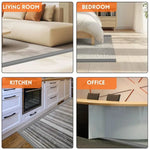 bordure tapis adhésive pvc 2m longueur 35mm largeur moderne minimaliste gris marronclair