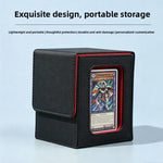 boîte rangement cartes cuir pu imperméable pliable moderne multicolore organisateur jeux