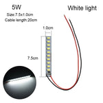 plaque led argentée jaune 5v 10w 30w adhésif moderne diodes 5730