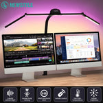 lampe led full spectre flexible moderne 120cm noir télécommande