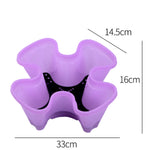 pot fleur empilable roulettes plateau base moderne plante jardin intérieur extérieur