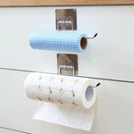 porte serviettes mural blanc motif carottes chats adhésif moderne cuisine salle bain tissue holder