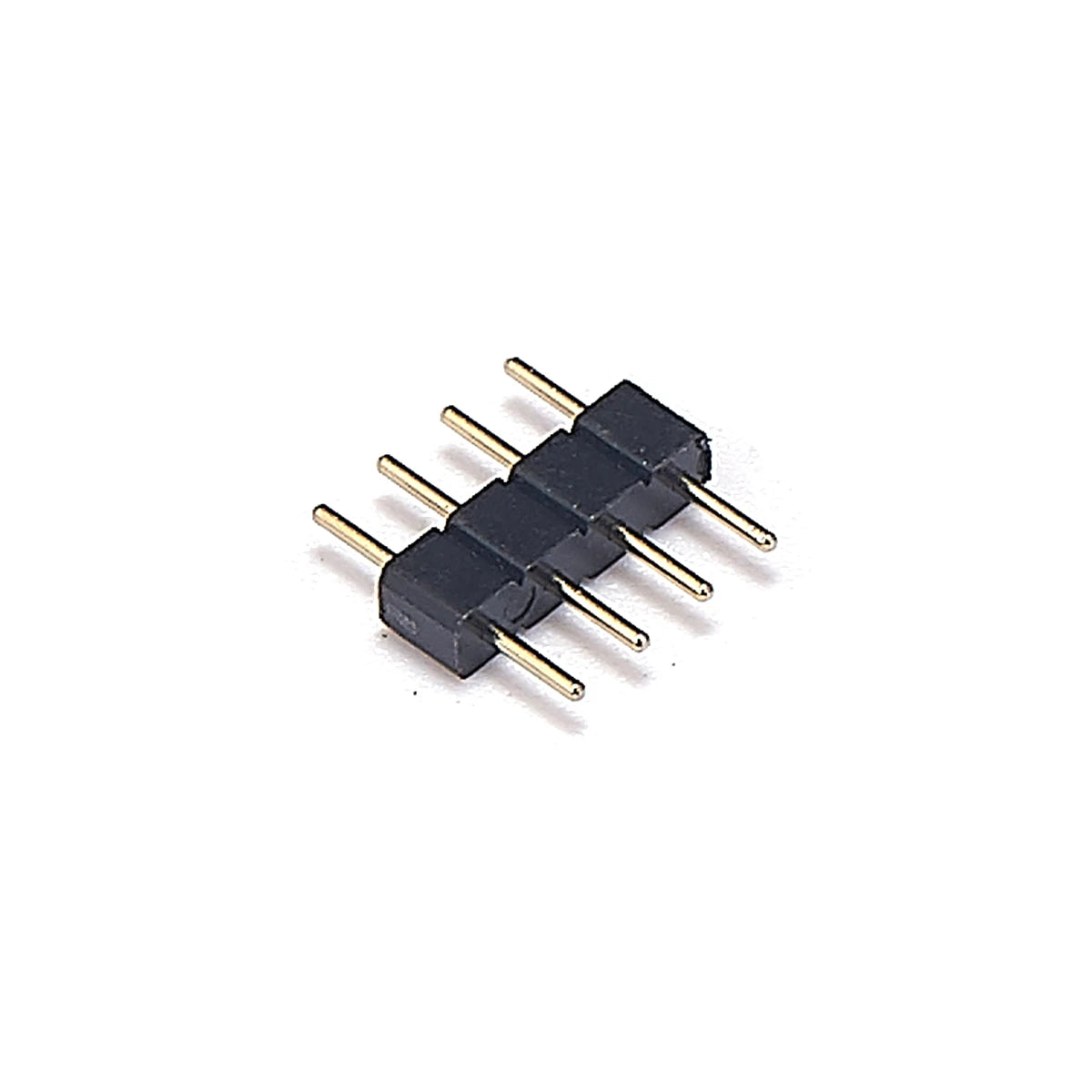connecteur extension câble bande led rgb broches fils électriques éclairage intérieur blanc noir