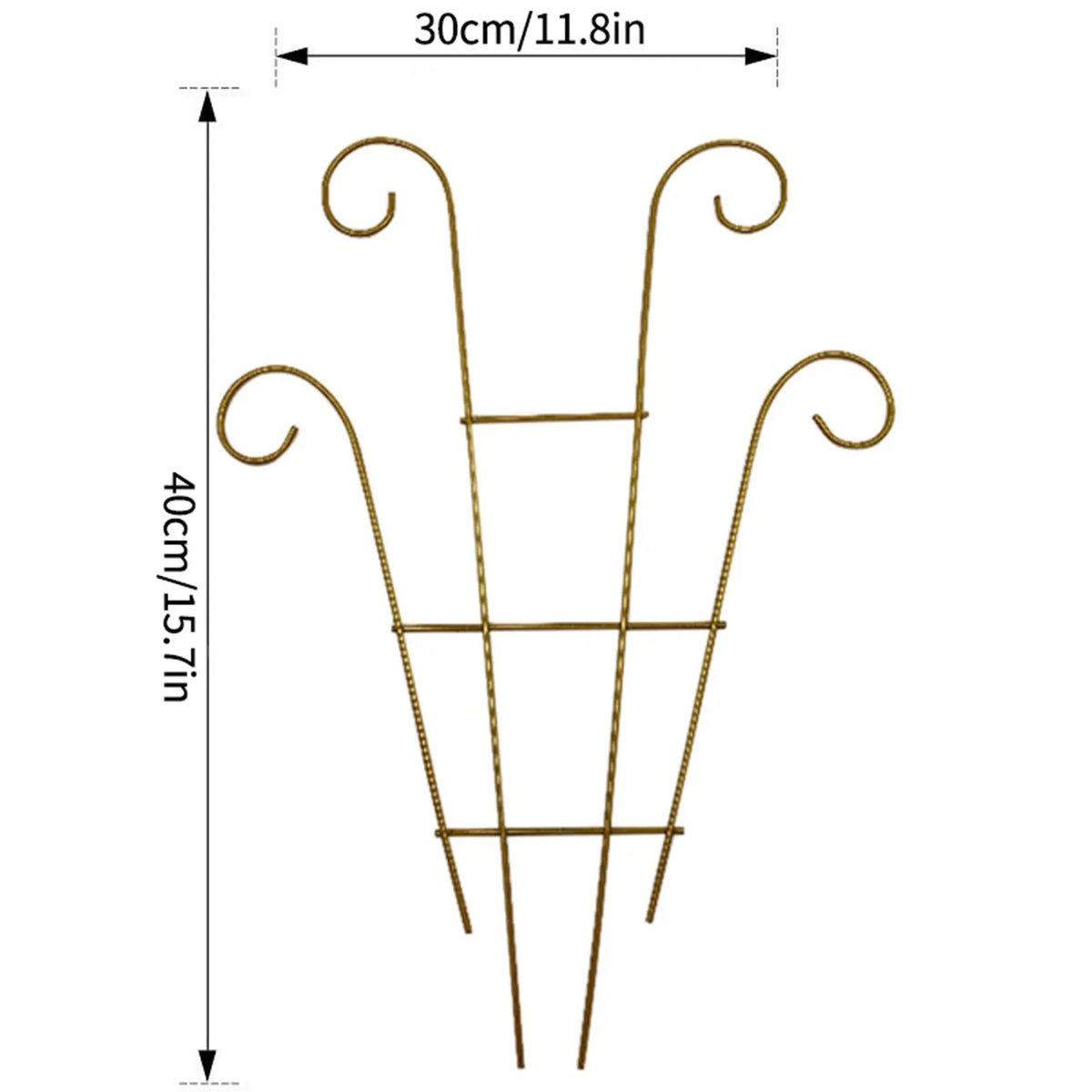 support plante géométrique moderne noir fixation piquet 100m ficelle imperméable renforcement portée
