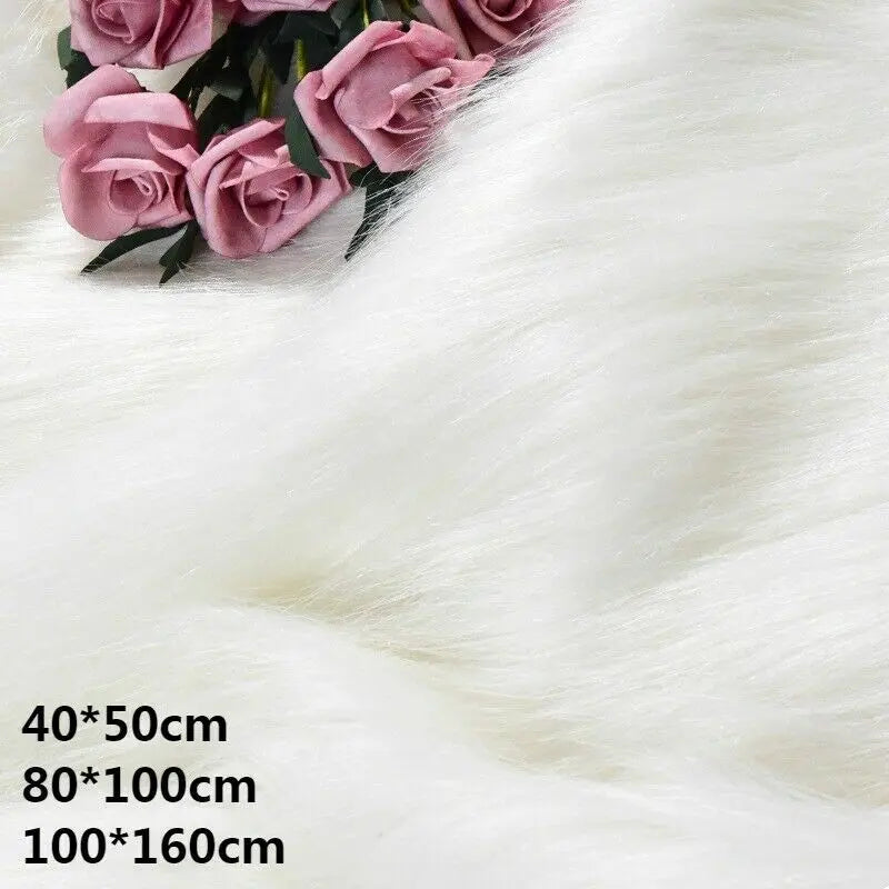 tapis fourrure synthétique blanc rose gris noir moderne résistant clips fixations bricolage photography background