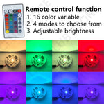Plaque LED multicolore blanc noir rouge verte bleue télécommande câble USB circulaire moderne
