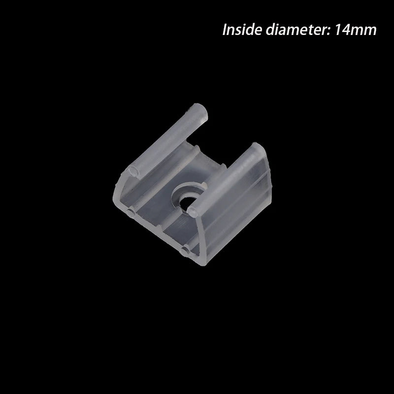 clips fixation transparent modernes vis led bande fibres 10mm 12mm 14mm 17mm 20mm