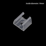 clips fixation transparent modernes vis led bande fibres 10mm 12mm 14mm 17mm 20mm