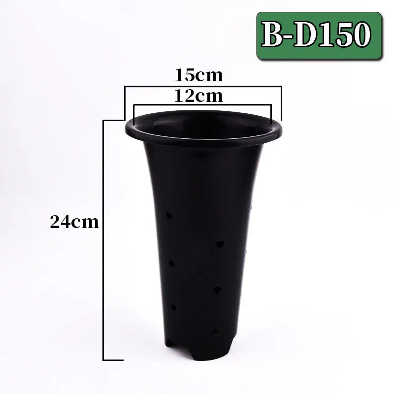 pots plante moderne perforés noir transparent profonds jardinintérieur 10pcs 5pcs