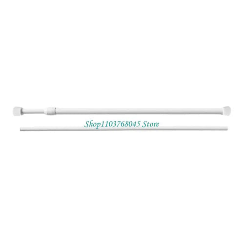rideau tige moderne noir blanc opacité 107cm 45cm tension réglableextérieur boutique fenêtre