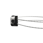 lampe frontale ultra légère led noir blanc jaune cordon ajustable trail running camping