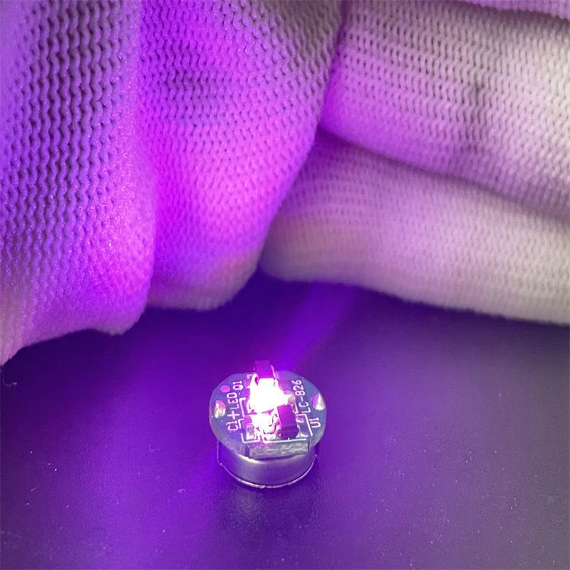 éclairage led circulaire imprimé vert opac abs connecteurs électriques sans fil animation main contrôle
