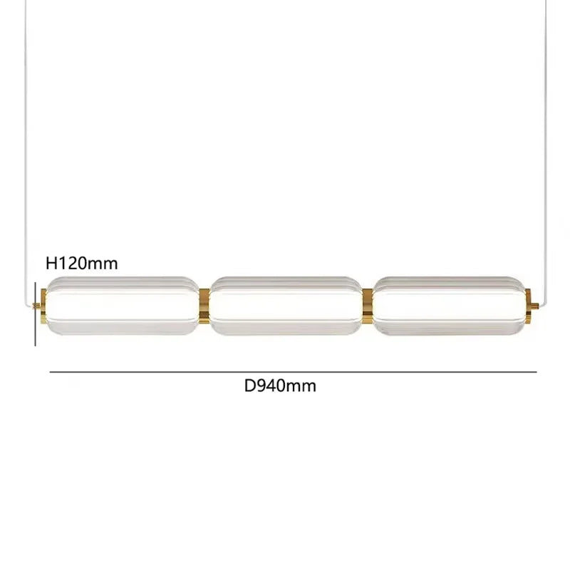suspension lumineuse moderne minimaliste blanc doré transparente câble noir chambre salonhôtel